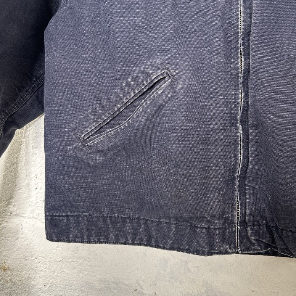 Vintage Carhartt Blanket-Lined Detroit Jacket “Petrol Blue” J204 PTB - Picture 5 of 15